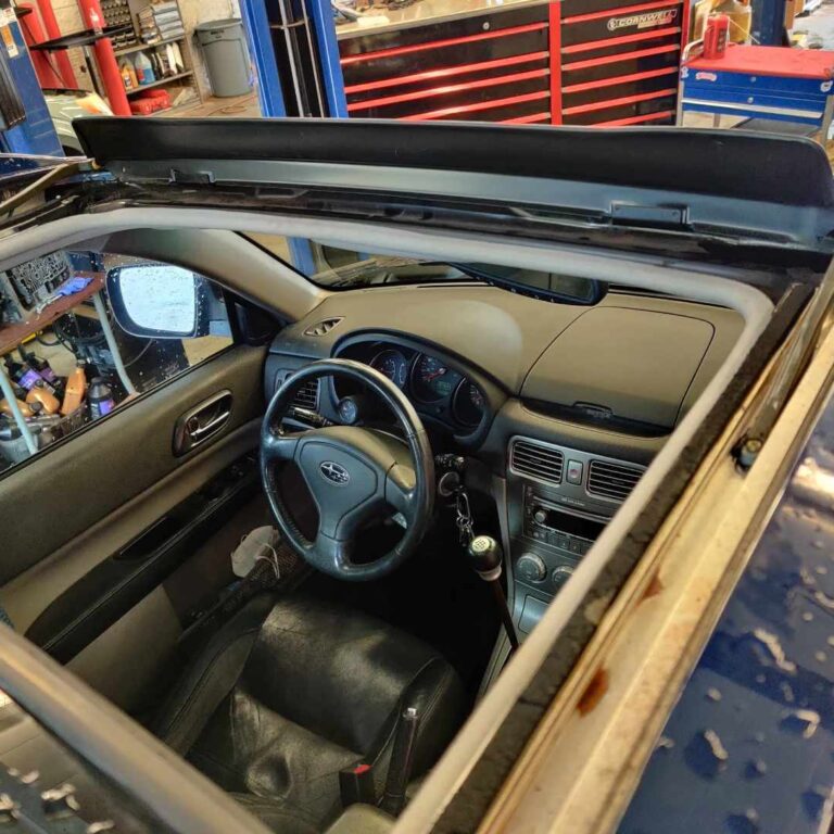 Car Sunroof Complete Cleaning